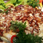 karp w sosie kurkowym - restauracja Górecznik z Przygodzic