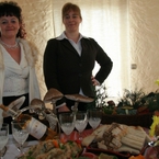 prezentacja zwycięskich stołów w konkursie Mistrz Karpia 2009 - KGW Ludwików