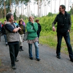 Spacer trasą rowerową przebiegającą przez kompleks leśno - stawowy na obszarze Natura 2000