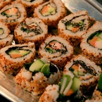 sushi - ryba, ryż i wodorosty