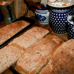 Lędzina - pieczenie chleba w gospodarstwie Rogata Owca u Beaty Piekalskiej