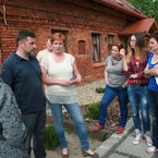 Z Postolina udaliśmy się do niedaleko położonej Koruszki, gdzie ponownie spotkaliśmy się z pp. Moczulskimi.